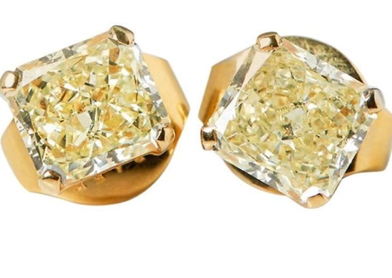 yellow gold diamond stud earrings 2 carat yellow gold diamond stud earrings 2 carat