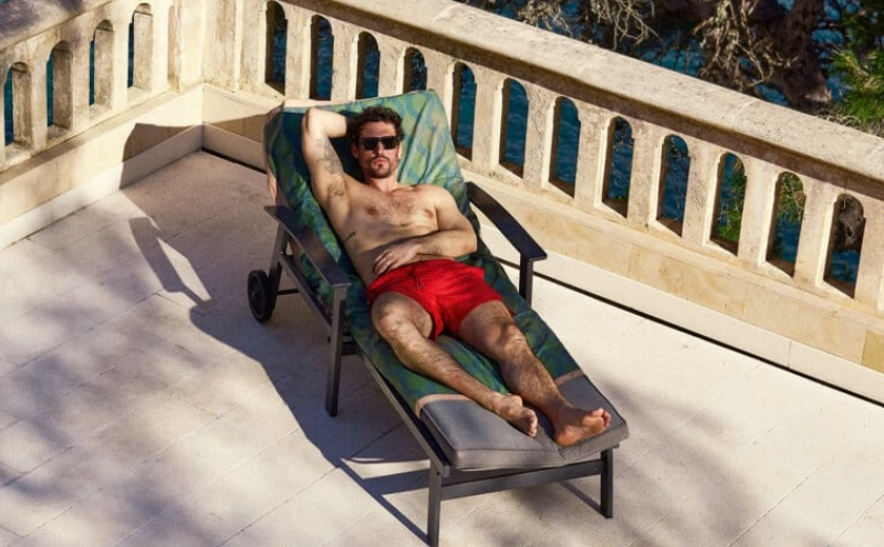 high-end men's swim trunks