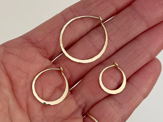 real gold hoop earrings real gold hoop earrings