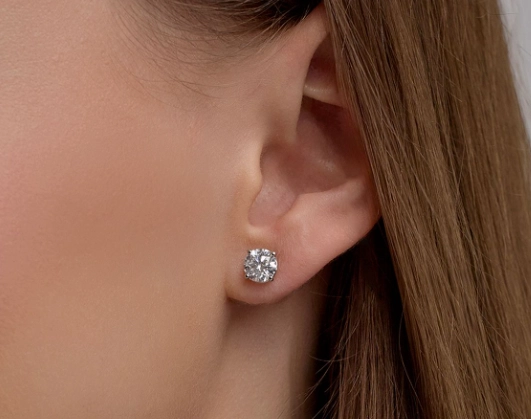 2 ctw earrings size 2 ctw earrings size