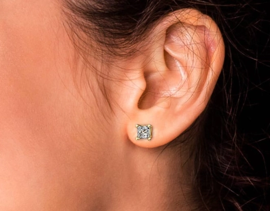 diamond studs too big diamond studs too big