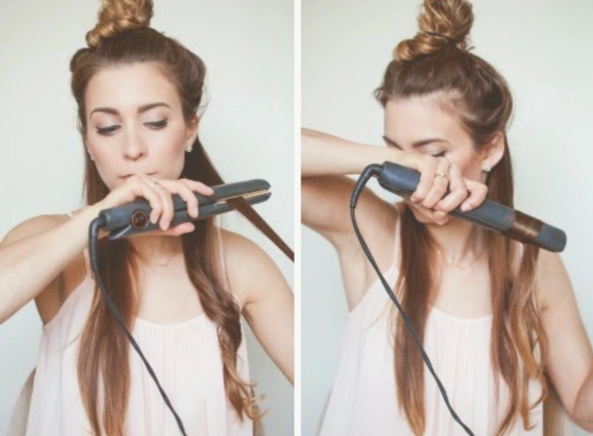 which direction to curl hair with straightener which direction to curl hair with straightener
