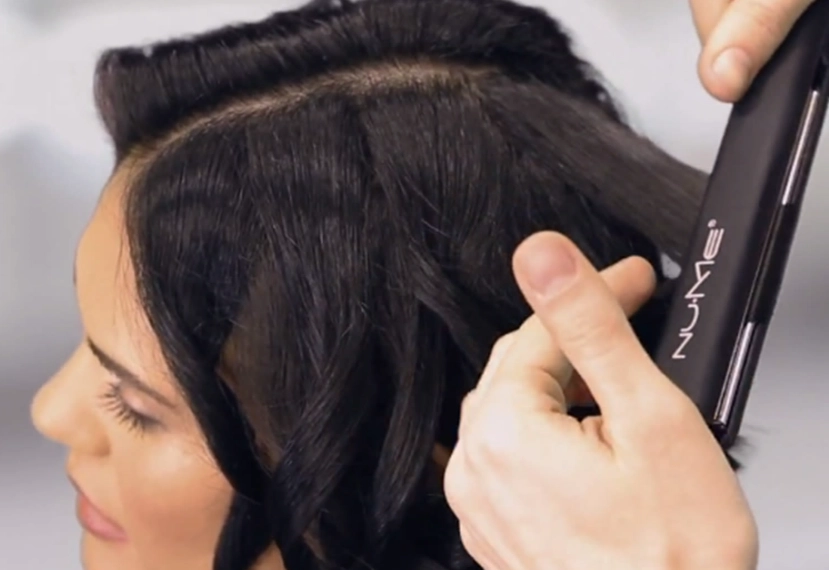 straightener curl tutorial straightener curl tutorial