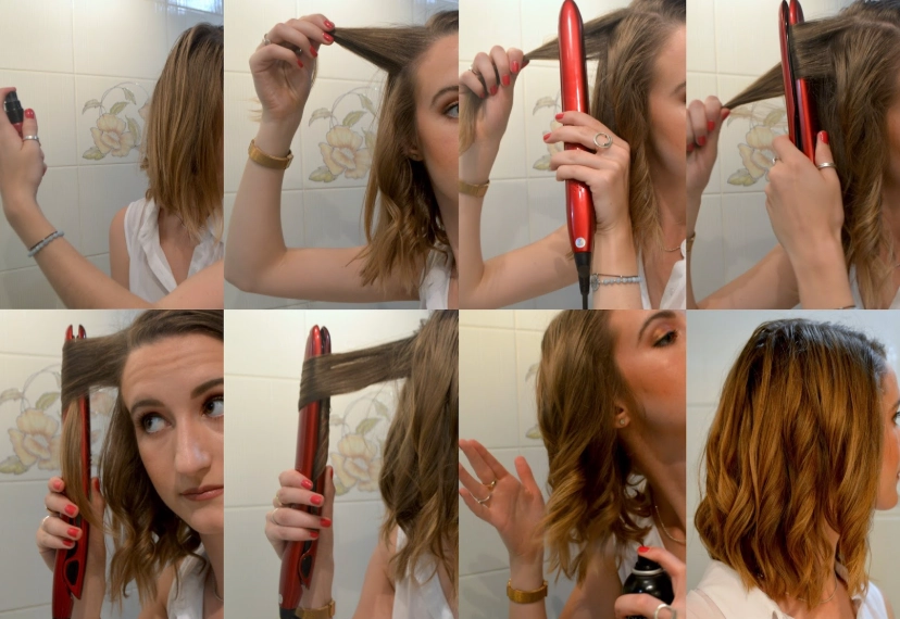 which direction to curl hair with straightener which direction to curl hair with straightener