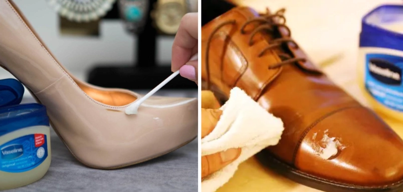 vaseline on leather