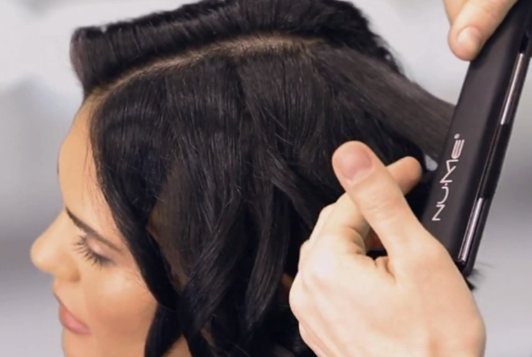 flat iron curls tutorial flat iron curls tutorial