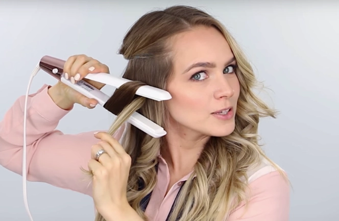 how to curl hair with straightener long hair for beginners how to curl hair with straightener long hair for beginners