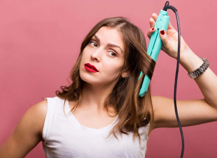 hair curling with flat iron hair curling with flat iron