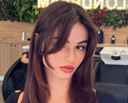curtain bangs long straight hair curtain bangs long straight hair