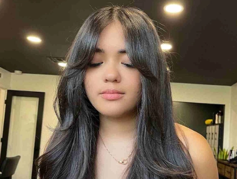straight hair curtain bangs straight hair curtain bangs