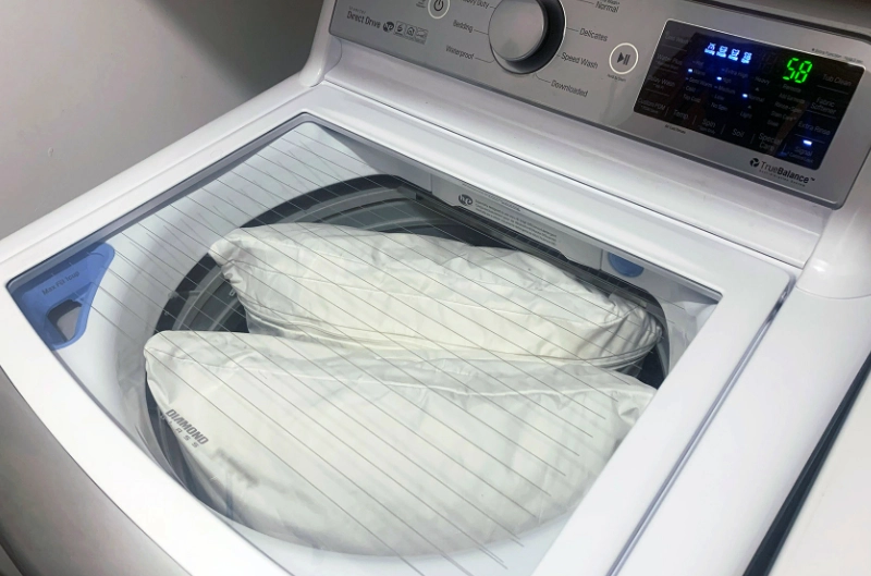 can you machine wash pillows