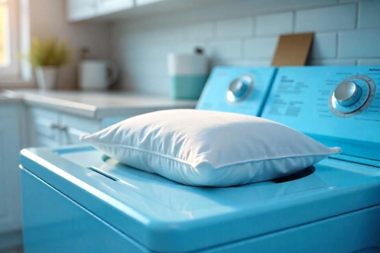 how to wash pillows in washing machine