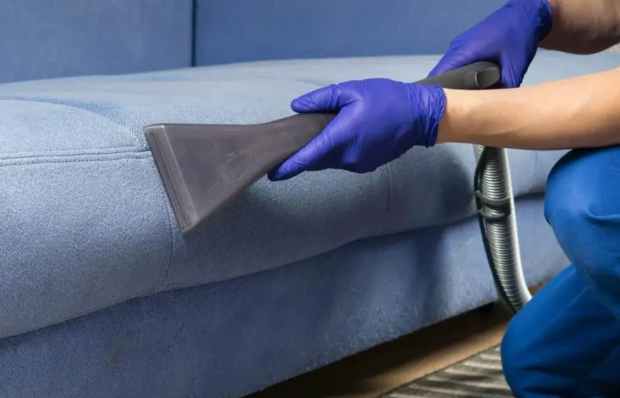 clean suede couch