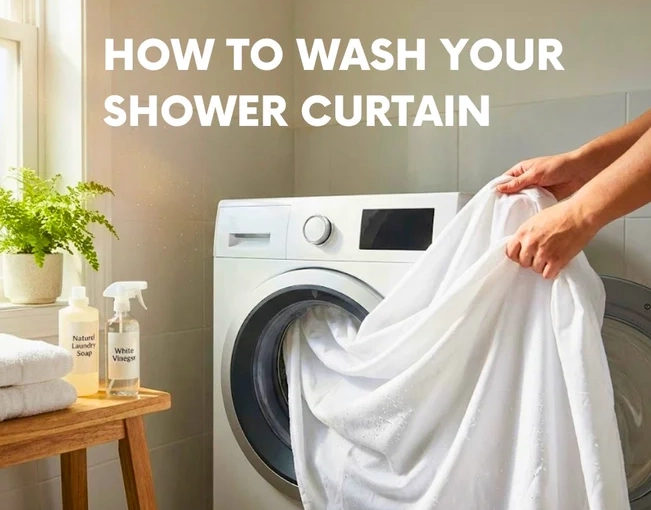 how to wash fabric shower curtain liner