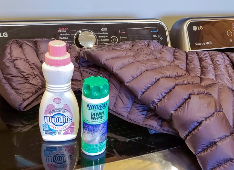 how to wash a down vest